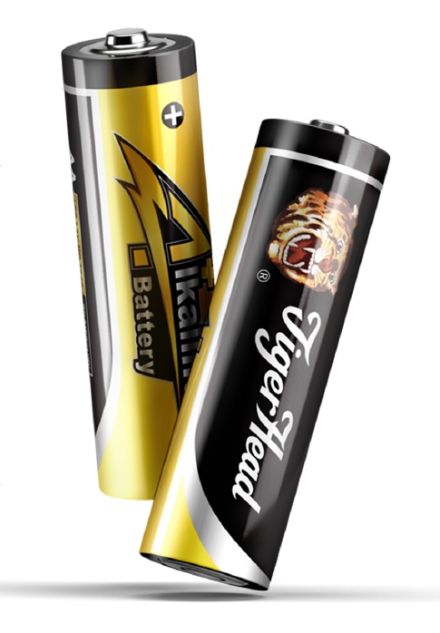 Pilhas alcalinas Tiger Head A+ LR6 tamanho AA